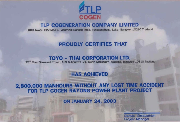 TLP COGEN. RAYONG POWER PLANT PROJECT