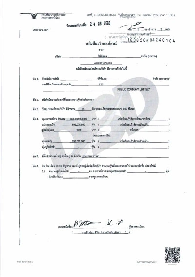 หนังสือบริคณห์สนธิ