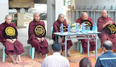 Songkran Festival Activity in Republic of the Union of Myanmar