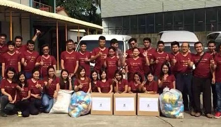 Supported NLD Aids Center in Republic of the Union of Myanmar.