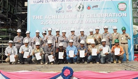 Received the certificate 