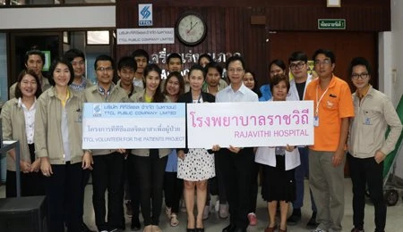 Arranged the Project to Rajavithi Hospital 