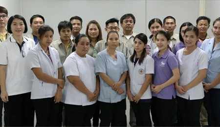 Blood Donation with The Thai Red Cross Society in Samut Prakan province