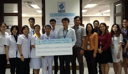 The 20th Blood Donation with Rajavithi Hospital