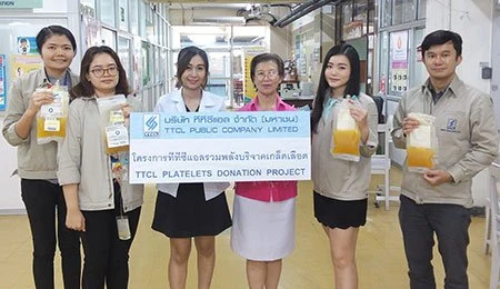 The 24th – 25th Platelets Donation with Rajavithi Hospital