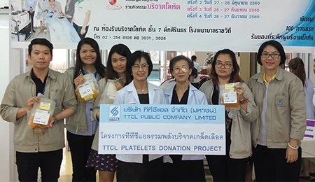 The 5th Platelets Donation with Rajavithi Hospital