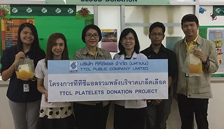 The 1st Platelets Donation with Rajavithi Hospital