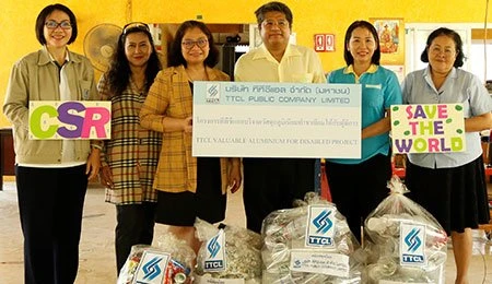 Supported the 8th Reusable Aluminium and Equipments 