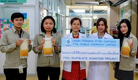 The 20th – 21st Platelets Donation with Rajavithi Hospital