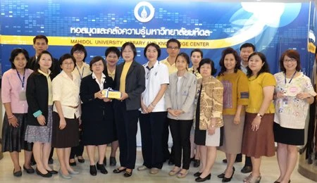 Supported Textbooks and Fiction to Mahidol University in Nakhon Pathom