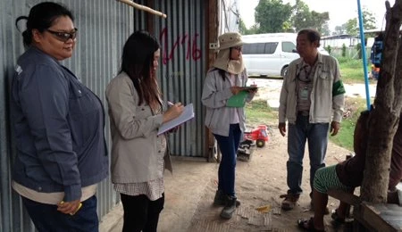 Visited the subcontractor’s camps in Rayong 