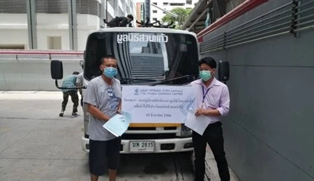 Donated the unusable electric appliances and office equipment 