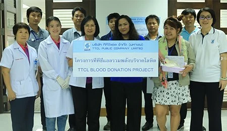 The 8th Blood Donation with Rajavithi Hospital