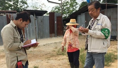 Visited the subcontractor’s camps in Rayong 