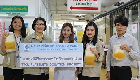 The 10th Platelets Donation with Rajavithi Hospital