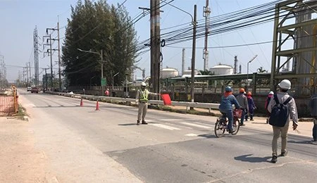 Traffic Management at Construction Site