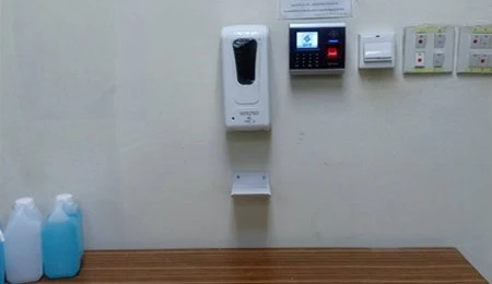Manage COVID-19 Disinfectant Spraying and Hand Sanitizers in Office Area
