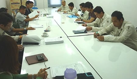 อบรมหลักสูตรสร้างความตระหนักในระบบการบริหารจัดการของบริษัทและความปลอดภัยเบื้องต้นในการทำงานสำหรับพนักงานใหม่ 