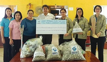 Supported the 6th Reusable Aluminium and Equipments