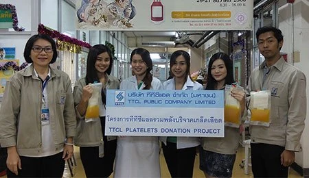 The 18th - 19th Platelets Donation with Rajavithi Hospital