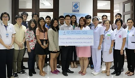 The 10th Blood Donation with Rajavithi Hospital