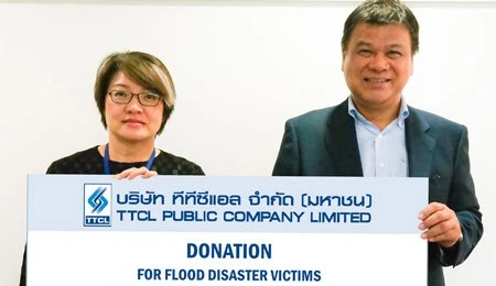 Donation for Flood Disaster Victims in Republic of the Union of Myanmar