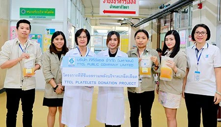 The 16th - 17th Platelets Donation with Rajavithi Hospital