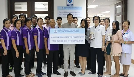 The 9th Blood Donation with Rajavithi Hospital