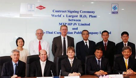  TTCL AWARDED CONTRACT FOR THE WORLD-SCALE HYDROGEN PEROXIDE PLANT