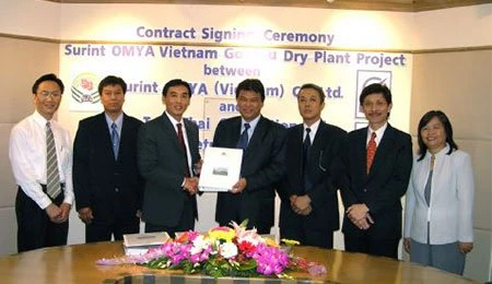 TOYO-THAI AND SUBSIDIARY AWARDED CONTRACT FOR VIETNAM GO-DOU DRY PLANT PROJECT FROM SURINT OMYA.