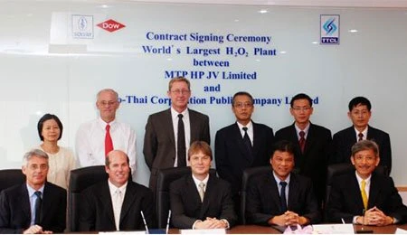 TOYO-THAI AWARDED THE WORLD-SCALE HYDROGEN PEROXIDE PLANT