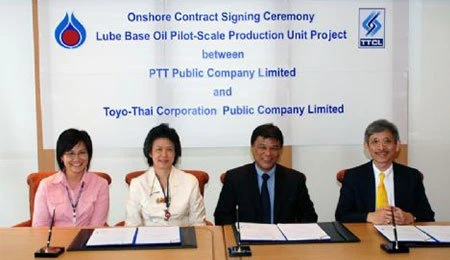 TOYO-THAI AWARDED CONTRACT FROM PTT