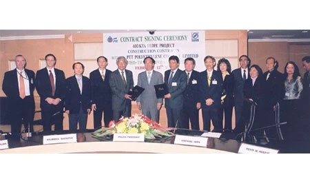 TOYO-THAI AND SIMON CARVES JOINTLY AWARDED LARGE POLYETHYLENE PLANT IN THAILAND