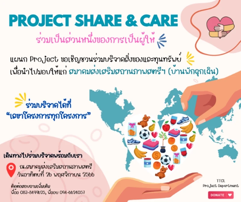 TTCL donated goods and monetary funds